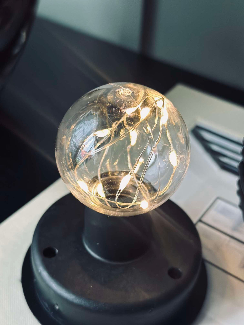 Lanterne på spyd Black - Solar