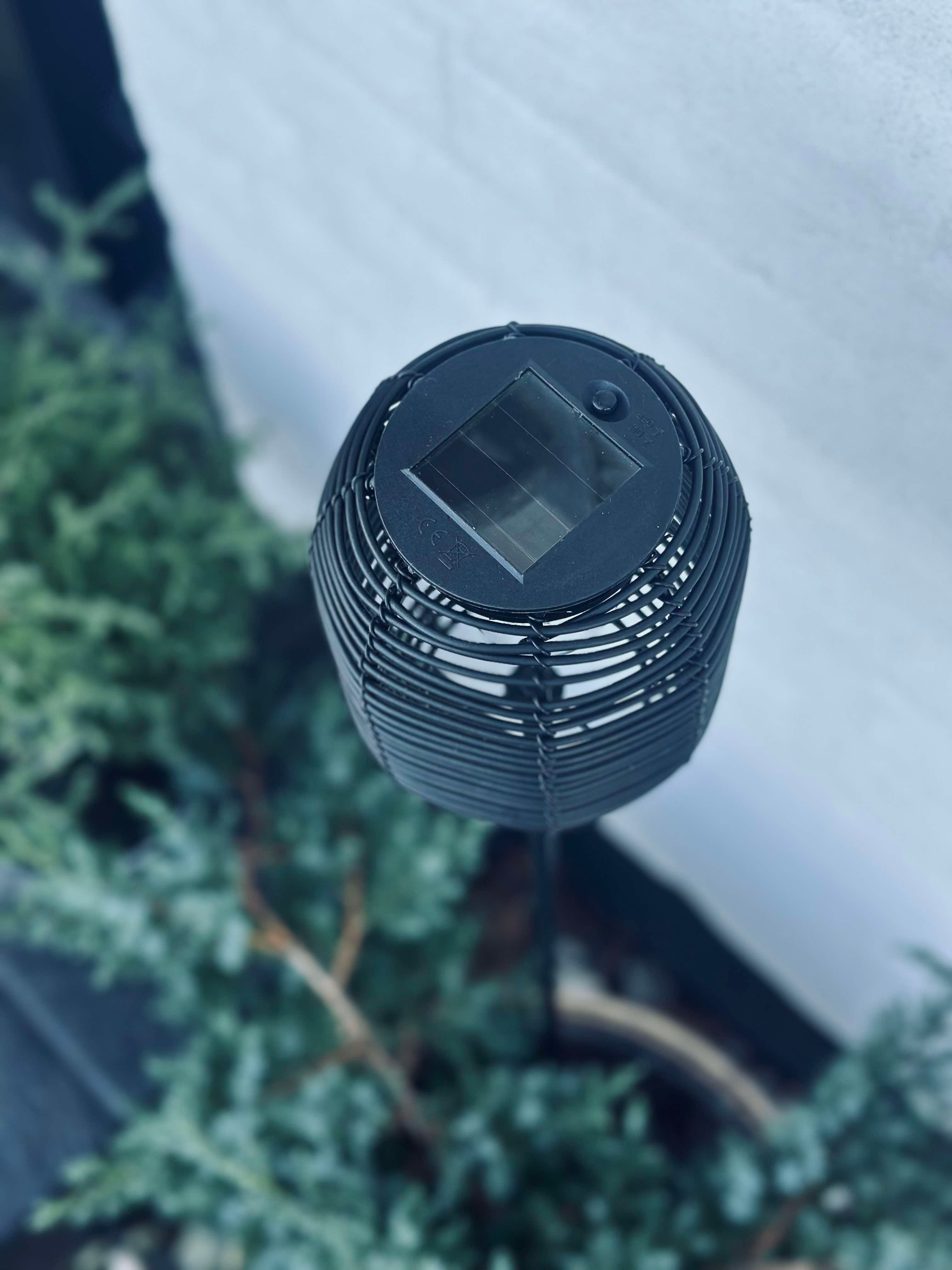 Lanterne på spyd Black - Solar