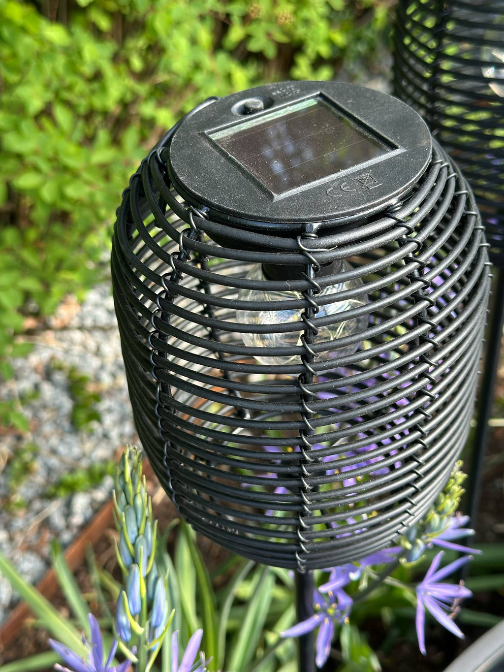 Lanterne på spyd Black - Solar